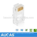 Customized 8P8C cat7 rj45 plug with cable protection cover